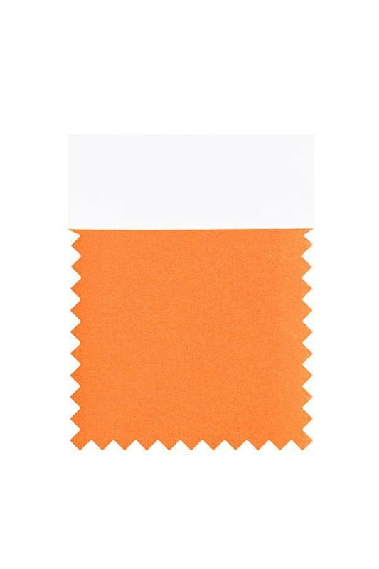 Newarrivaldress Chiffon Swatch with 34 Colors - Orange - Swatches