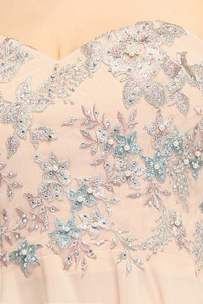 MADELINE | A-line Short Strapless Sweetheart Beading Appliques Homecoming Dresses-newarrivaldress