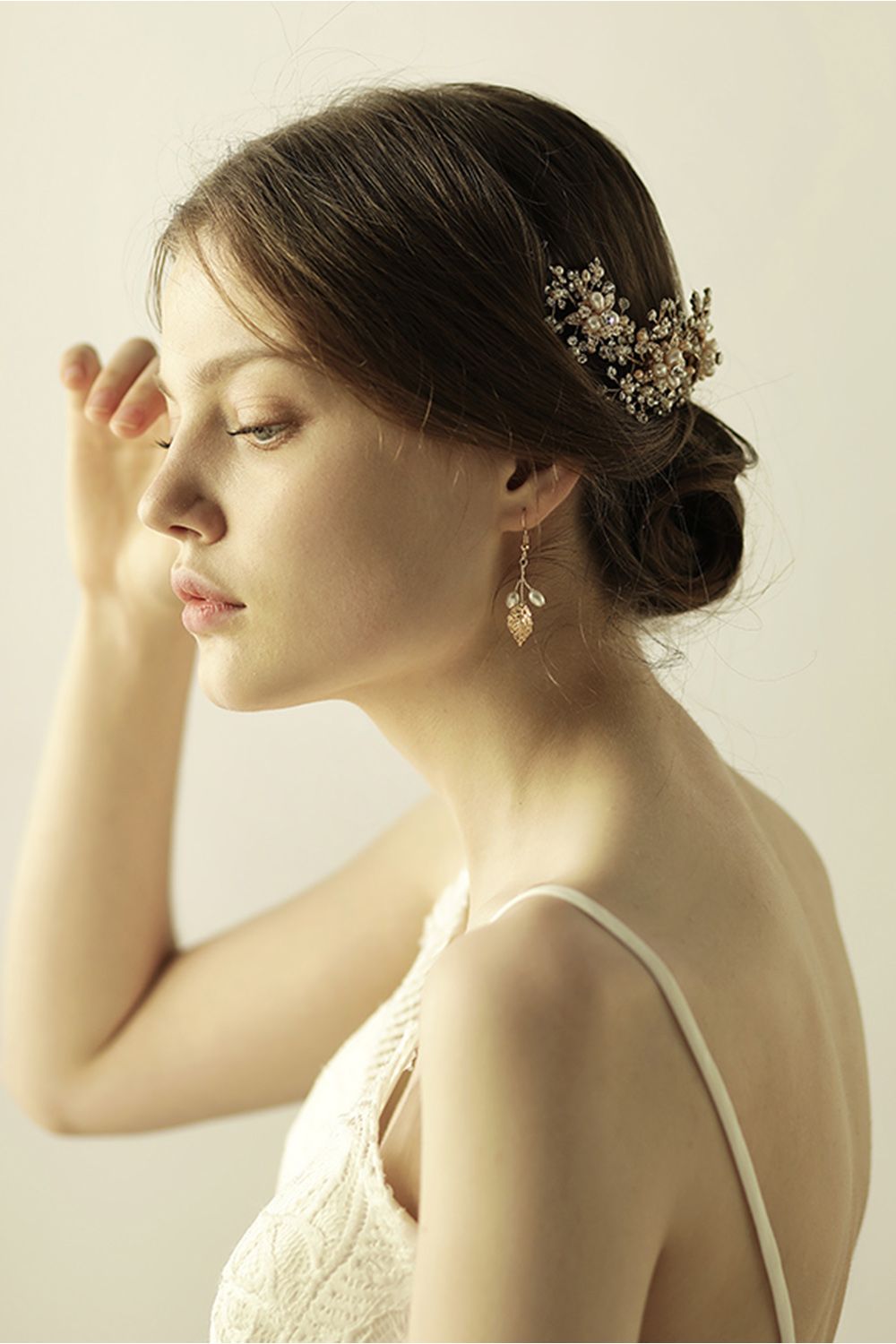 Luxury glamourous Alloy＆Rhinestone Special Occasion ＆Wedding Headbands Headpiece with Imitation Pearls-newarrivaldress