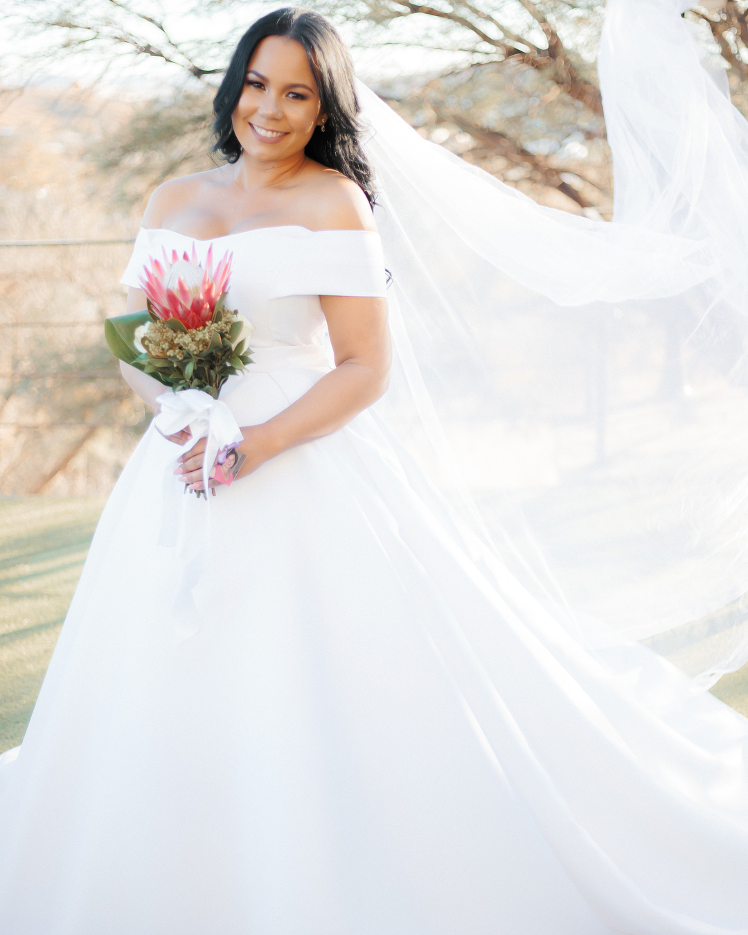 Elegant Off The Shoulder Satin Wedding Dresses | A-line Bridal Gowns With Sweep Train-newarrivaldress