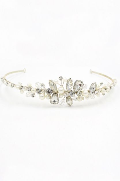 Elegant Alloy Imitation Pearls Special Occasion ＆Wedding Hairpins Headpiece with Crystal Rhinestone
