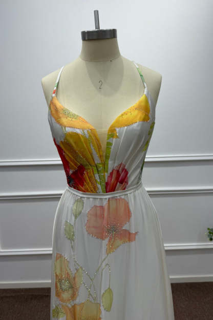 Charming Halter Sleeveless Sequined A-Line Prom Dress - Prom Dresses