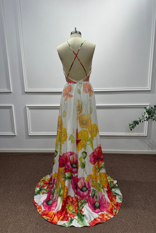 Charming Halter Sleeveless Sequined A-Line Prom Dress - Prom Dresses