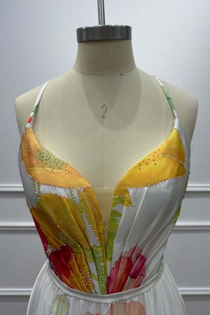 Charming Halter Sleeveless Sequined A-Line Prom Dress - Prom Dresses