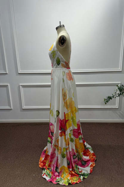 Charming Halter Sleeveless Sequined A-Line Prom Dress - Prom Dresses