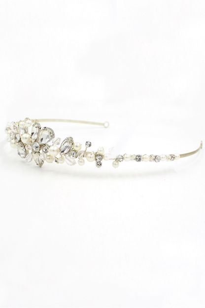 Elegant Alloy Imitation Pearls Special Occasion ＆Wedding Hairpins Headpiece with Crystal Rhinestone