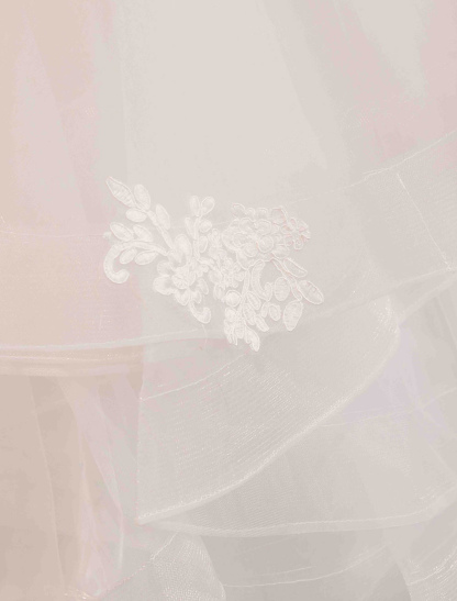 Ivory Wedding Dresses Tulle Illusion Neckline Half Sleeve Floor Length Princess Bridal Gown-newarrivaldress