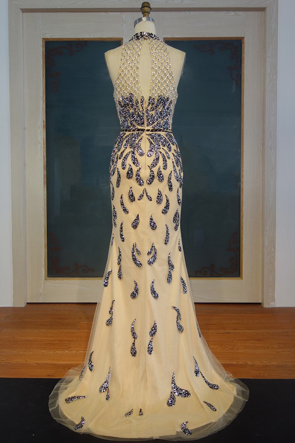 New Arrival Sleeveless Sequined Mermaid Prom Dresses | Mannequin Prom Dresses-newarrivaldress
