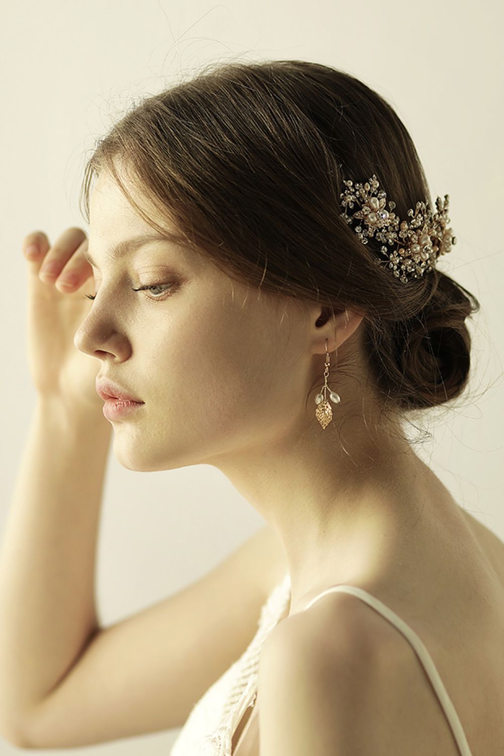 Luxury glamourous Alloy＆Rhinestone Special Occasion ＆Wedding Headbands Headpiece with Imitation Pearls-newarrivaldress