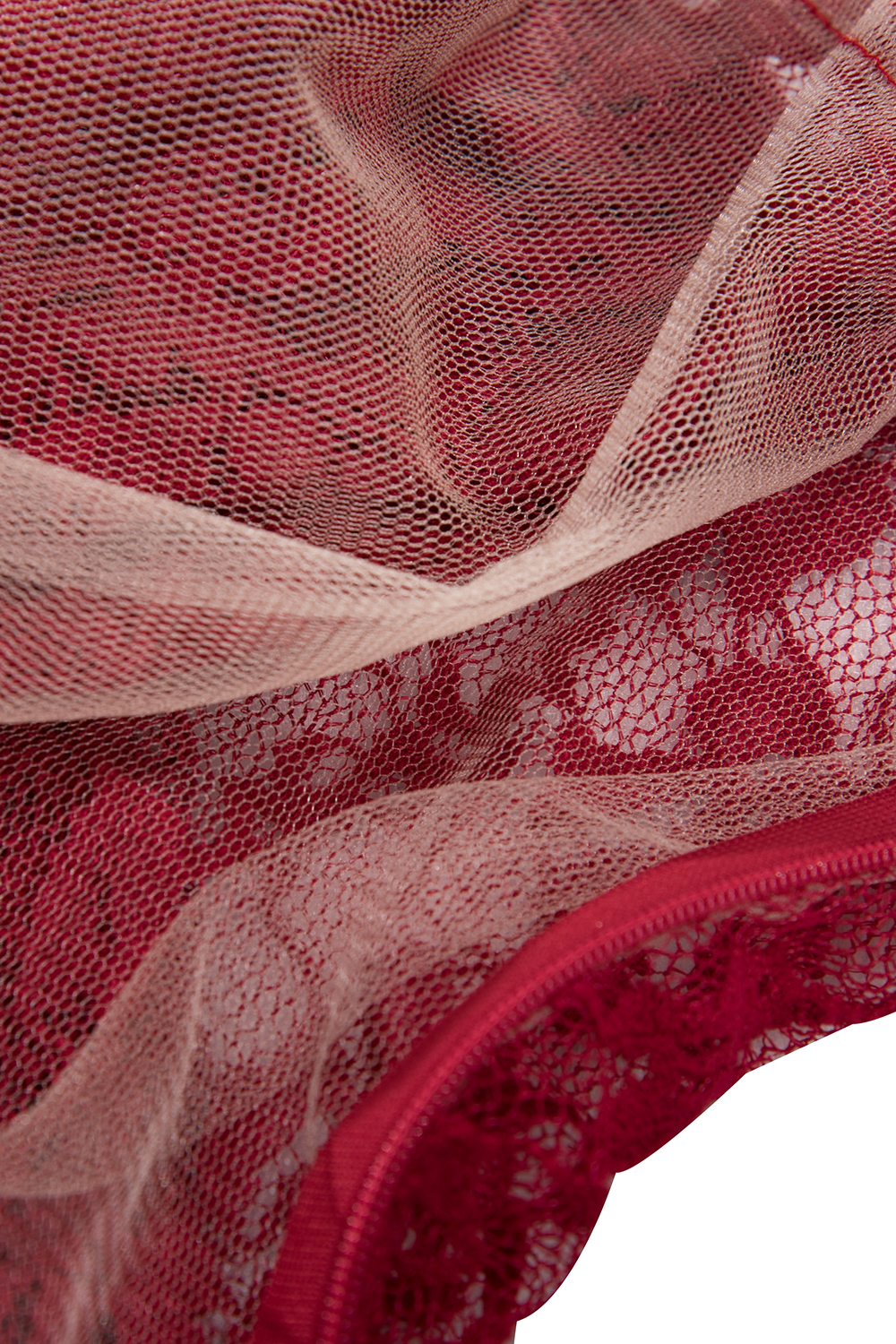 Vintage A-line Burgundy Lace Dresses with Sleeves-newarrivaldress