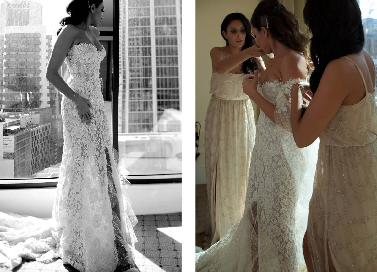Gorgeous Sweetheart Lace Mermaid Wedding Dresses Front Slit Bridal Dresses with Tulle Wrap