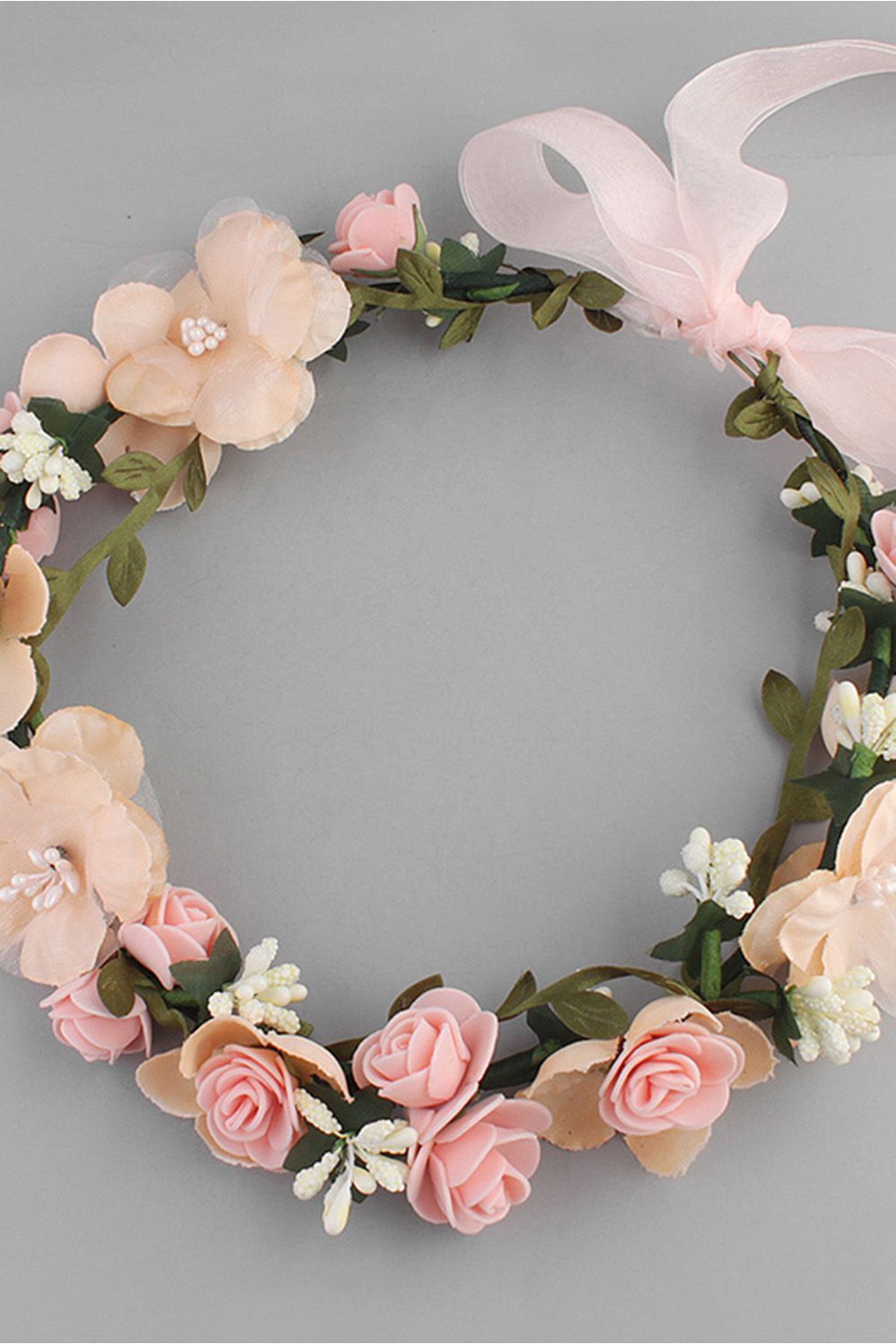 Flower Plastic Special Occasion Flower-Girl's-Headwear Headpiece with Imitation Pearls