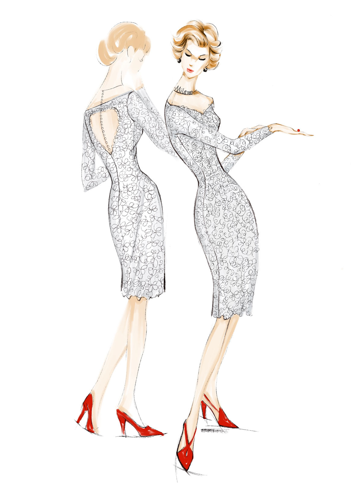 Simple Wedding Dresses 2021 Short Long Sleeve Illusion Neckline Koyhole Knee Length Sheath Bridal Dress Exclusive-newarrivaldress