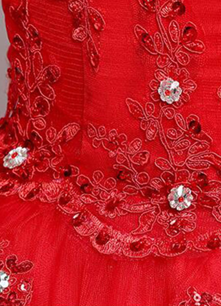 Lace Wedding Dress Off The Shoulder Ivory A Line Lace Up Half Sleeve Sequined Floor Length Bridal Dress-newarrivaldress