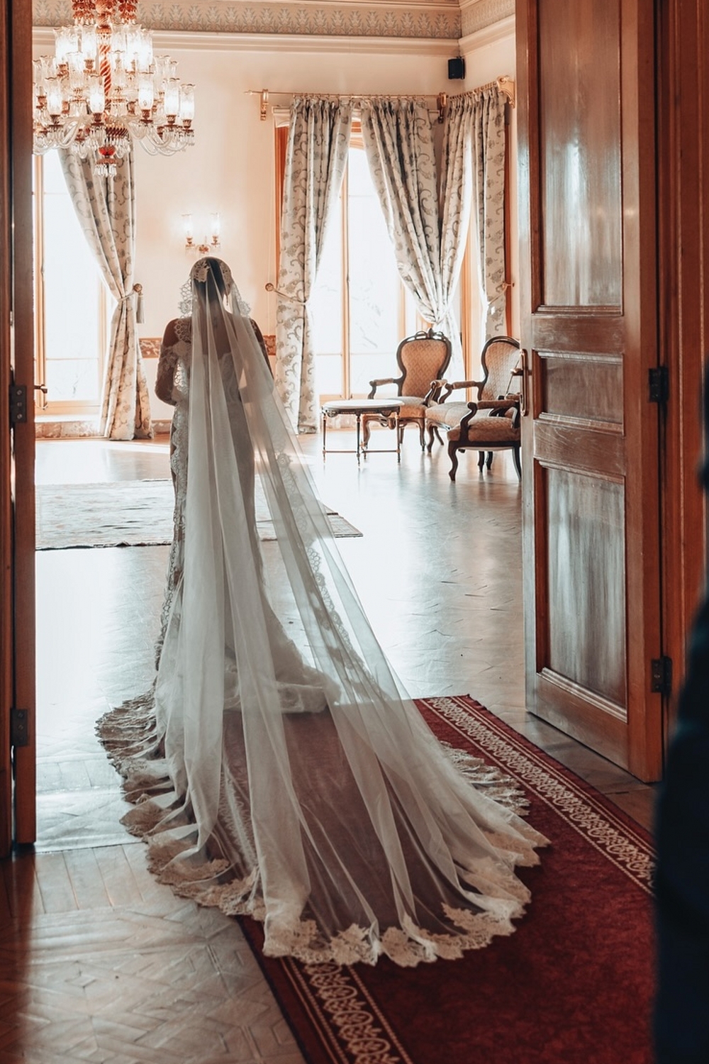 Gorgeous White Lace Mermaid Wedding Gown with Sleeves-newarrivaldress