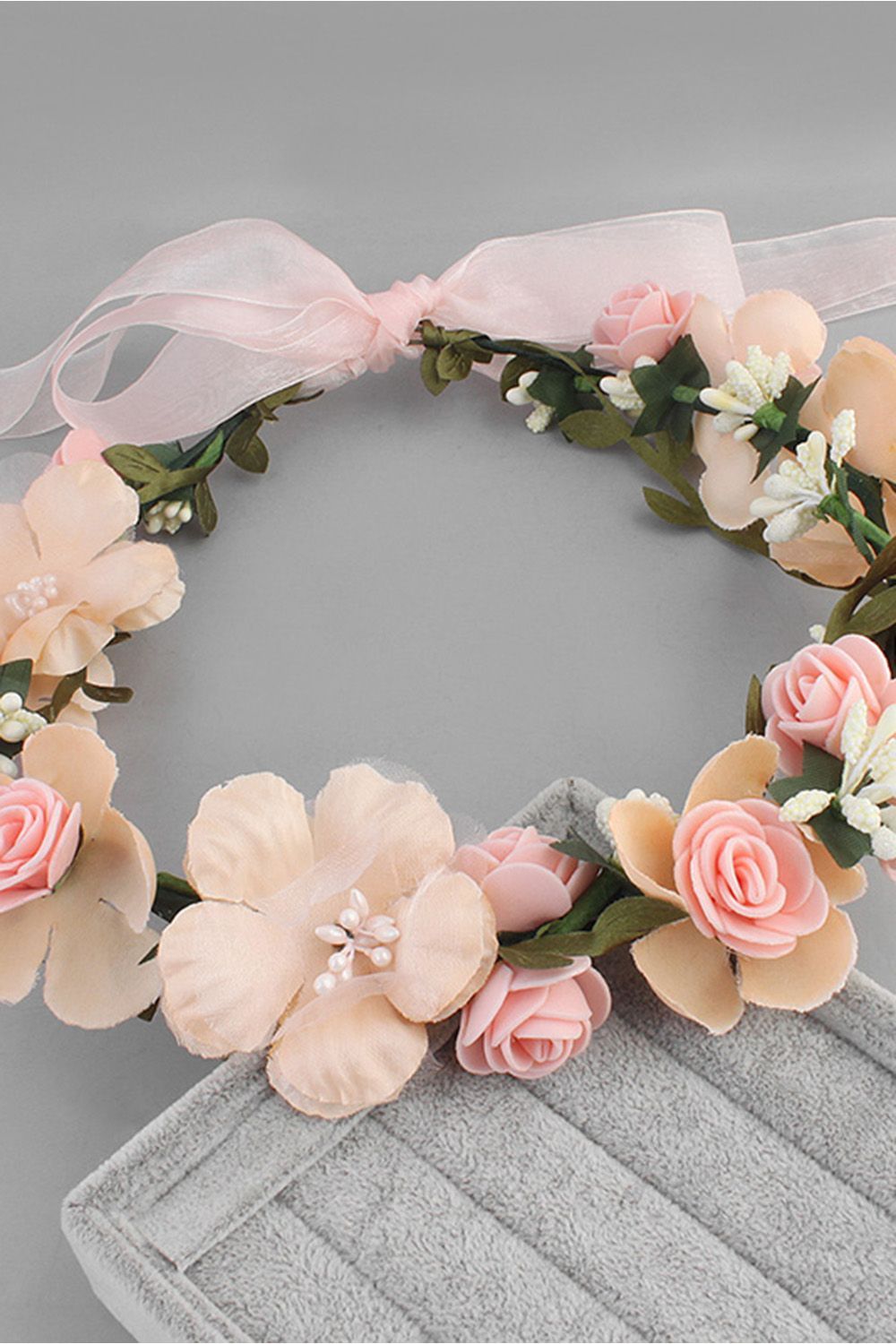 Flower Plastic Special Occasion Flower-Girl's-Headwear Headpiece with Imitation Pearls