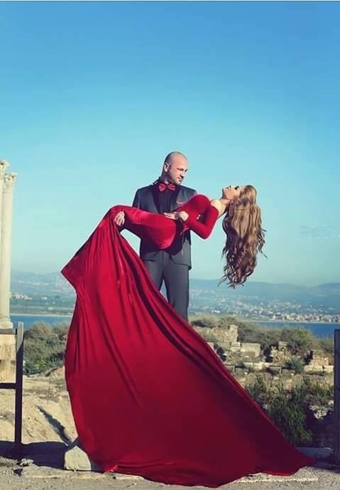 Long Sleeves Velvet Burgundy Mermaid Prom Dresses Off-Shoulder Belt Long Train Formal Sexy Evening Gowns-newarrivaldress