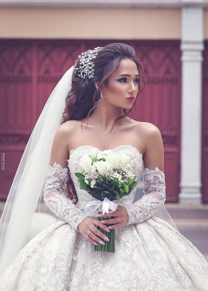 Glamorous Sweetheart Lace Wedding Dresses | Bridal Ball Gowns with Sleeves-newarrivaldress