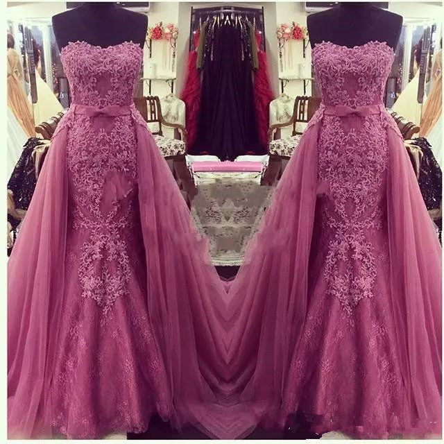 Delicate Sweetheart Sleeveless Bowknot Mermaid Evening Dress-newarrivaldress