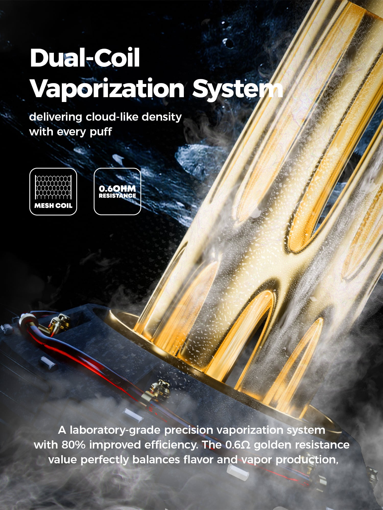 Držen&iacute; jednor&aacute;zov&eacute; e-cigarety Vapepie Ultra Phantom 30000 &scaron;luků s 3D designem