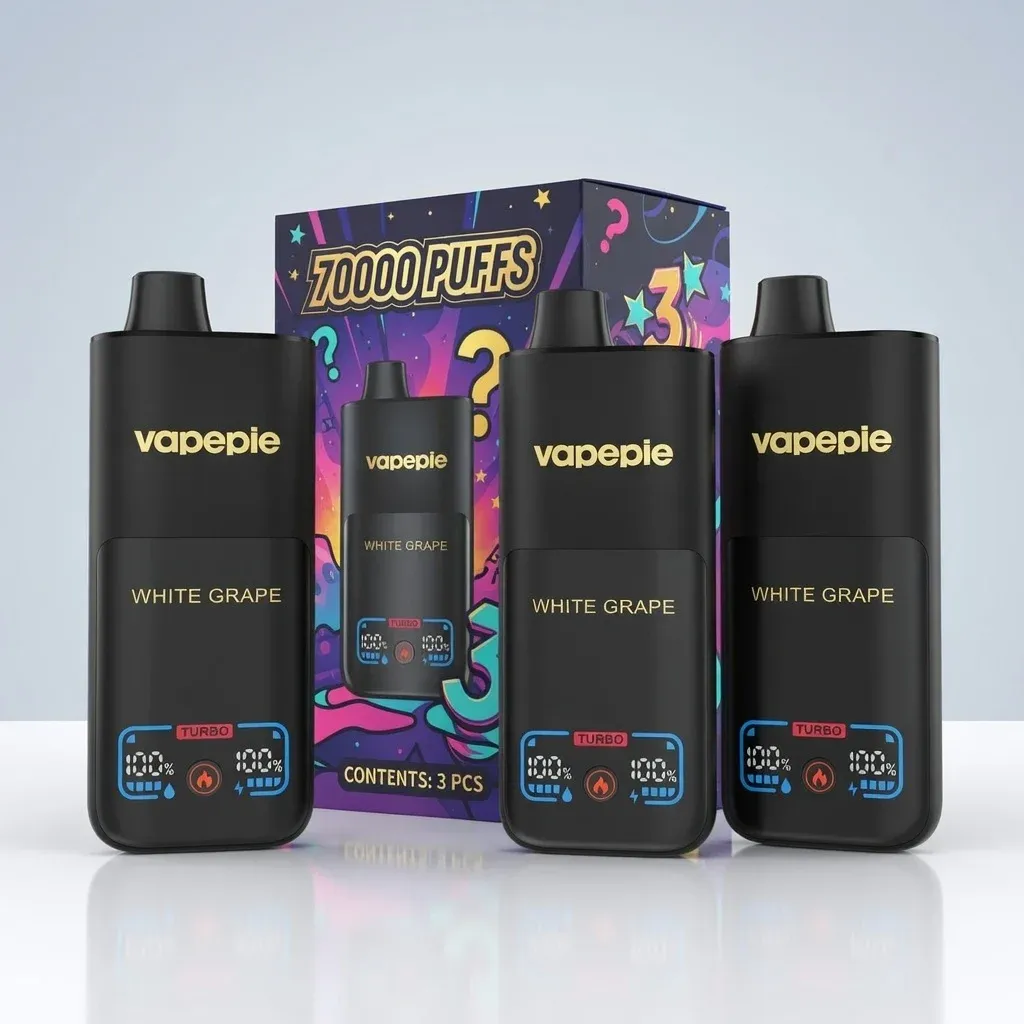 3 ks🎁Mystery Box🎁| VAPEPIE Mega 70000 PUFFS