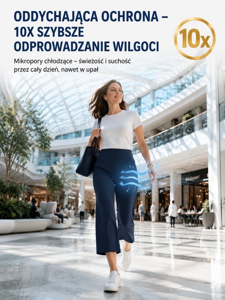Modelujące Legginsy z Wysokim Stanem | Efekt Optyczny -5kg | Głębokie Kieszenie