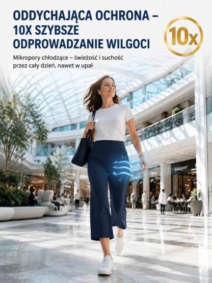 Modelujące Legginsy z Wysokim Stanem | Efekt Optyczny -5kg | Głębokie Kieszenie