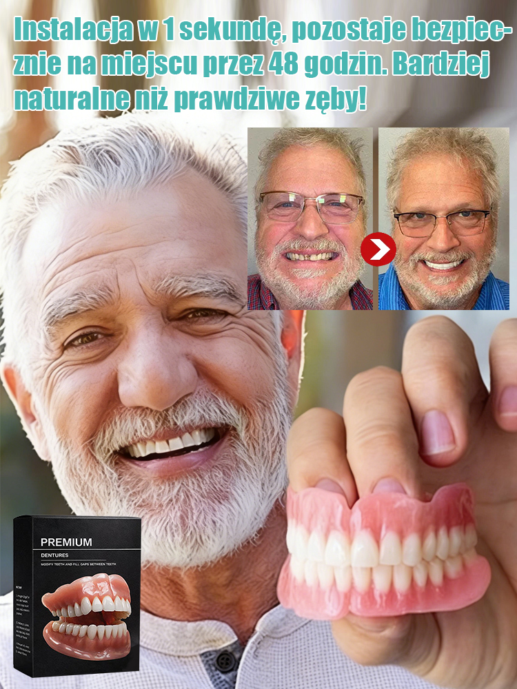 Pełnofunkcyjne protezy zębowe 'Pewny Uśmiech'