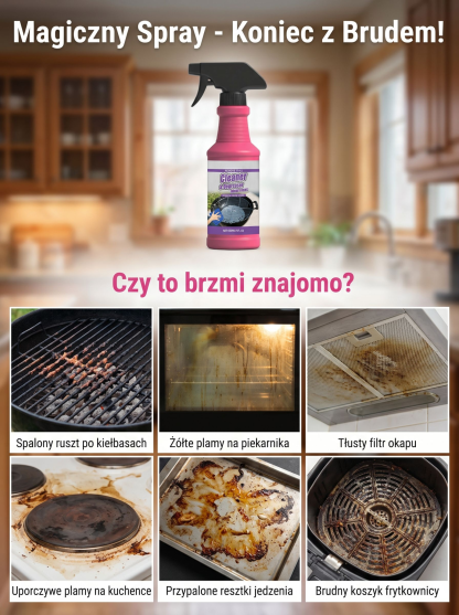 3-minutowy magiczny spray do usuwania tłuszczu
