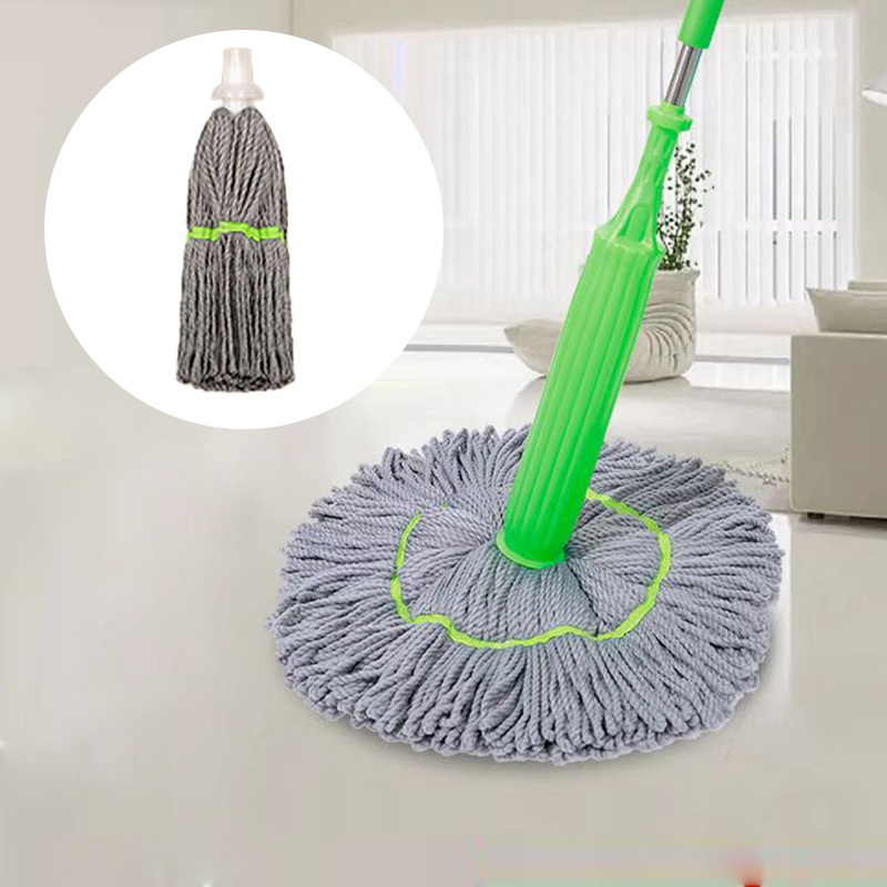 [Odwodnienie w 1 sekundę] Mop obrotowy z samoskręcającym się włóknem bambusowym