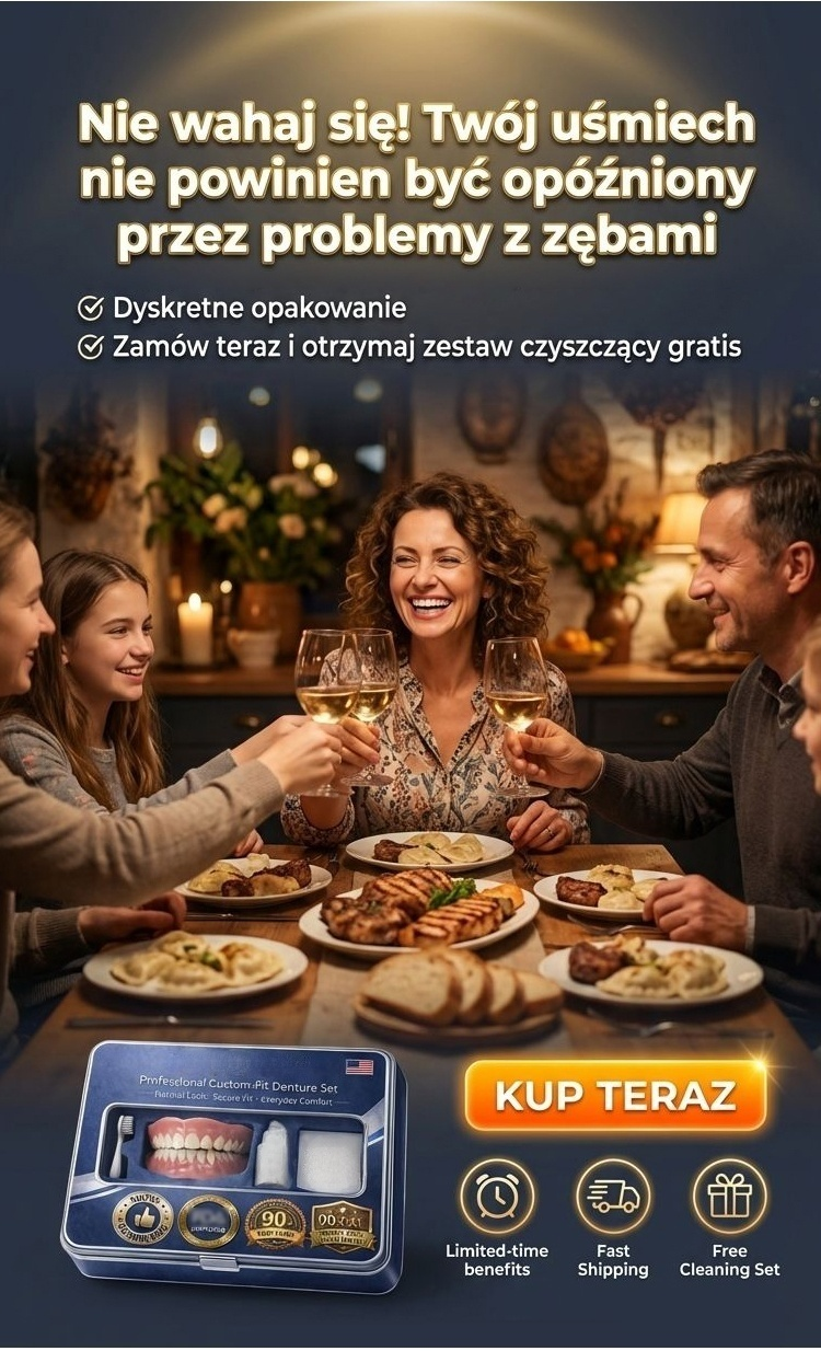S[Uzyskaj idealny uśmiech natychmiast] Zestaw protez zębowych