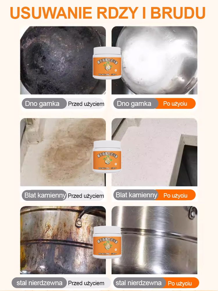 【Bezpieczny naturalny olej】Silny środek czyszczący - łatwo ulega uszkodzeniu