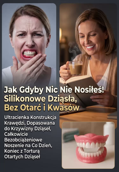 S[Uzyskaj idealny uśmiech natychmiast] Zestaw protez zębowych