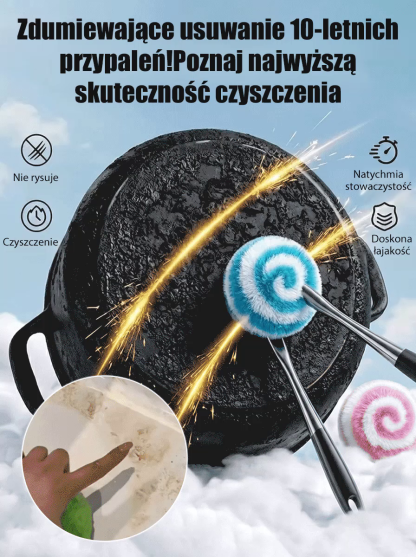  [Innowacja] Magiczna Kula Nano z Jonami Srebra | Usuwa 10-letni brud w 3s bez zarysowań!