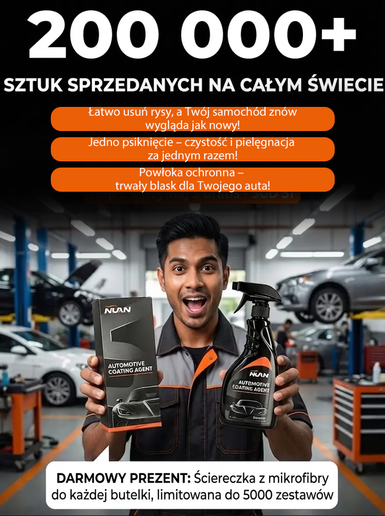 Trzy w jednym: pielęgnacja zarysowań, czyszczenie, powłoka ochronna w sprayu