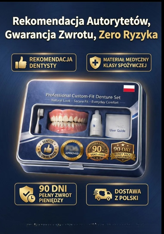 S[Uzyskaj idealny uśmiech natychmiast] Zestaw protez zębowych