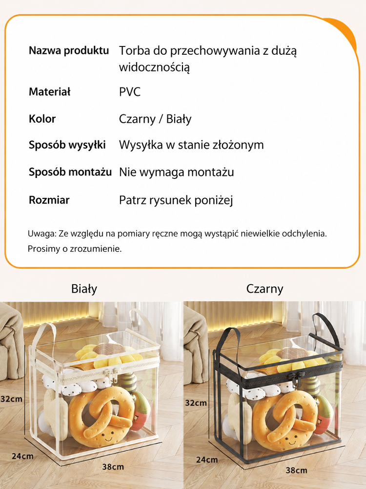 【Hit: -50% za 6 szt.】Przezroczysty Organizer ze Stalową Ramą - Magia Przestrzeni 200%