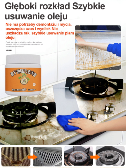 【Bezpieczny naturalny olej】Silny środek czyszczący - łatwo ulega uszkodzeniu