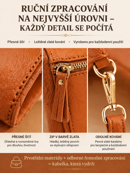 Dámská dotyková kabelka na mobil | RFID ochrana a skrytý zip | Ultra lehká 200 g