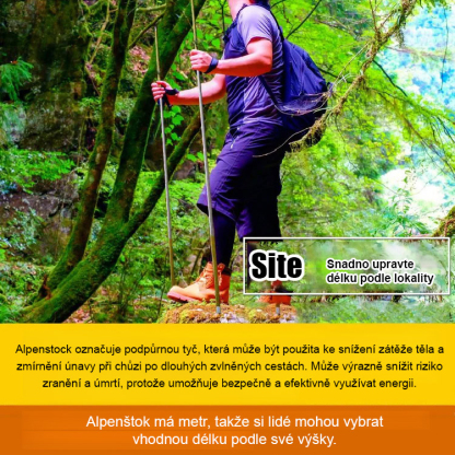 🎩Lze použít jako magické rekvizity🎩Kovová tyč, kterou lze rychle prodloužit