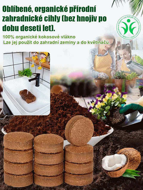 【Deset let bez hnojiv】Zahradnická kokosová slupka jako živná půda