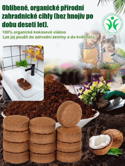 【Deset let bez hnojiv】Zahradnická kokosová slupka jako živná půda