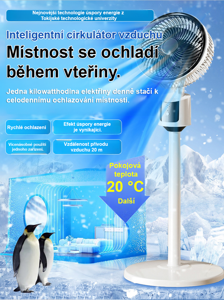 Přinese vám chladné léto🌪️🌪️🌪️Mimořádně tichý energeticky úsporný cirkulační ventilátor od podlahy ke stropu