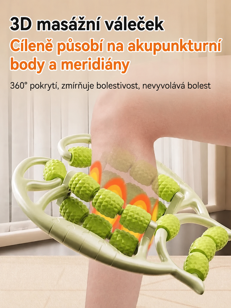 🌟 Nově vylepšený 3D masážní přístroj s 28 válečky | Rozlučte se s otoky a bolestí nohou (Sleva -50%)