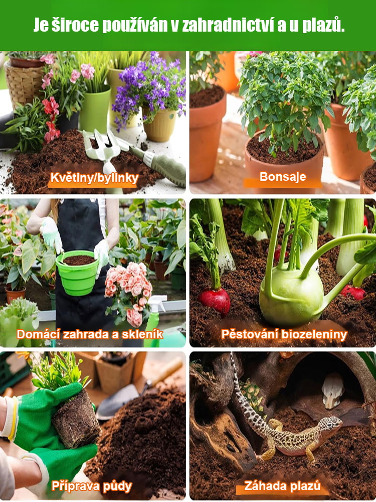 【Deset let bez hnojiv】Zahradnická kokosová slupka jako živná půda