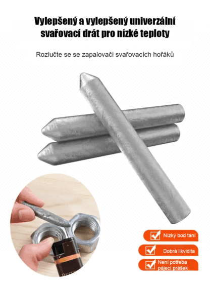 Jednoduché a rychlé🔥🔥🔥Sbohem, pájecí pistole! Vylepšený všestranný svařovací drát s vyšší účinností