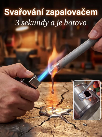 Univerzální opravná nízkoteplotní pájecí tyčinka