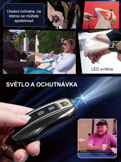 Multifunkční klíčenka na sebeobranu