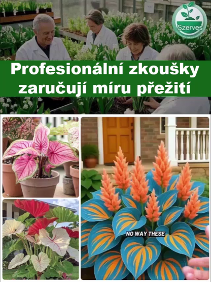 Semena vzácného pestrolistého hosty