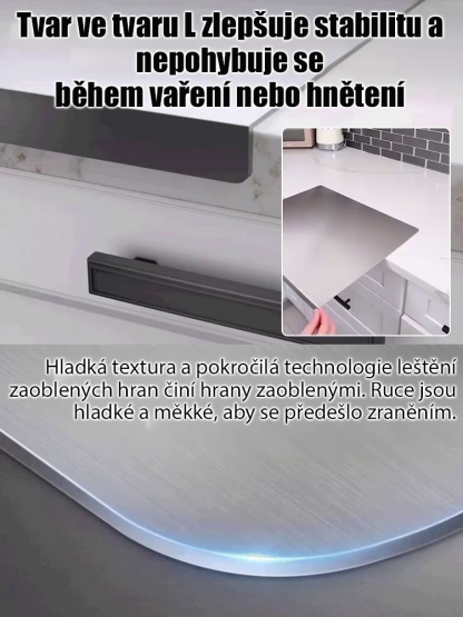 【Konec plísním】Japonské titanové prkénko 4v1 | Medicínský titan TranTixxii | Protiskluzová L-hrana